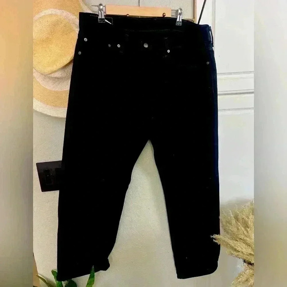 505 LEVIS MENS BLACK JEANS SIZE 38W 29 L great condition - Picture 4 of 7